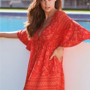 Brand new with tags. Jaase Playsuit Tatum in Red Lantern Print, Size L